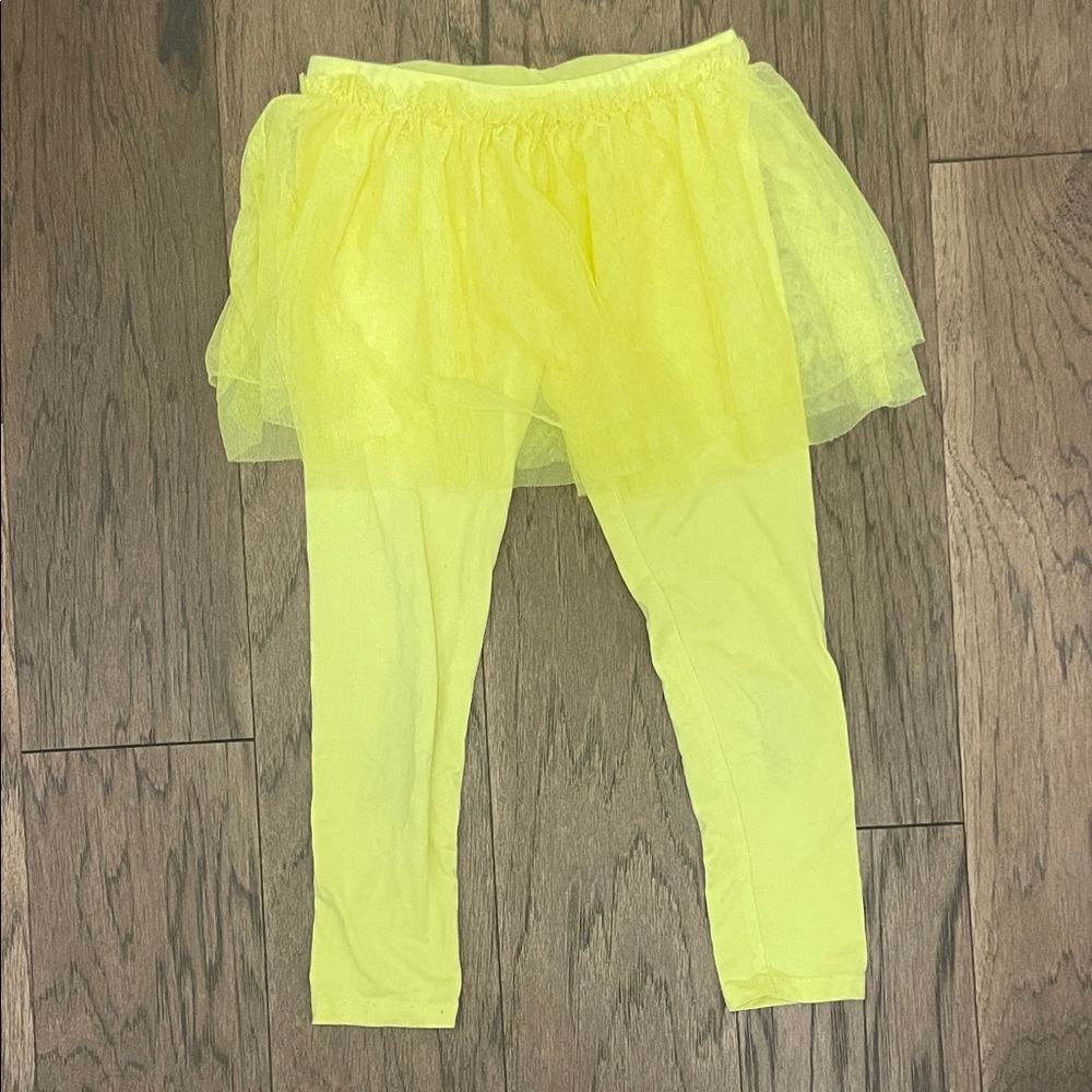 Sunny Yellow Tutu Skort for Kids